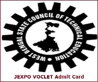 JEXPO VOCLET Admit Card 2022 Details
