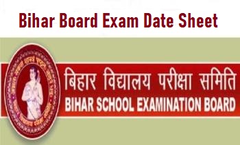 Bihar Board Date sheet 2022