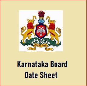 Karnataka Board Date Sheet 2022