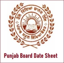 Punjab Board Date Sheet 2022