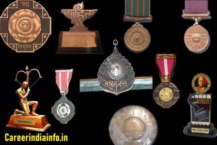 List of Awards In India